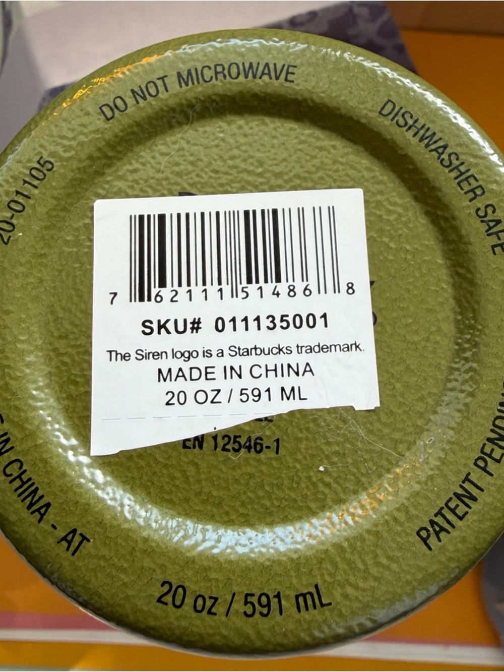 Starbucks Stanley Military Green Steel Tumbler NEW - Picture 3 of 13